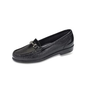 SAS Black Patent Metro Leather Loafers